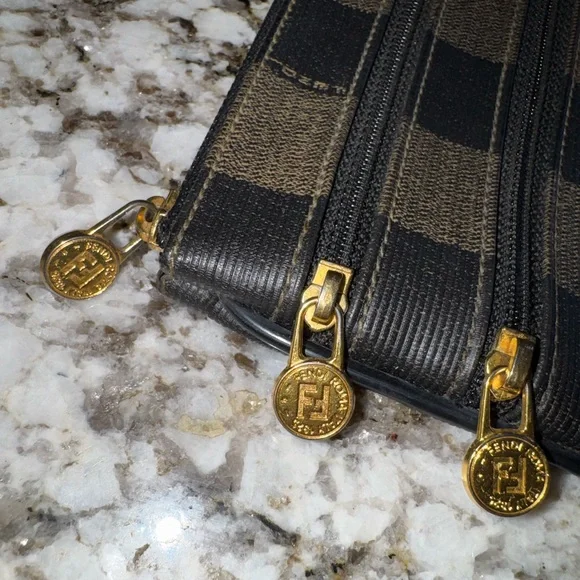 Fendi Pequin Bag Clutch Pouch - Picture 9 of 12